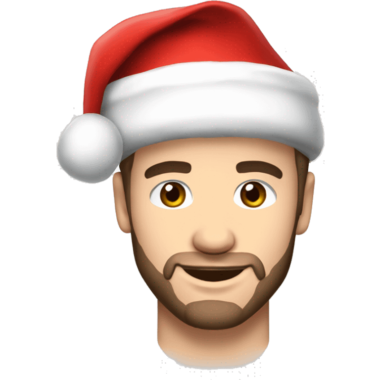 Liam payne wearing santa hat emoji