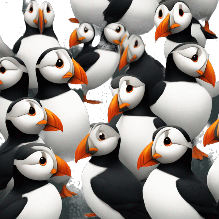 Puffins emoji