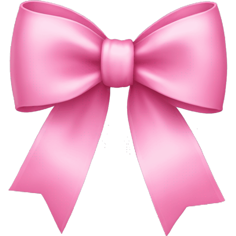 pretty pink bow emoji