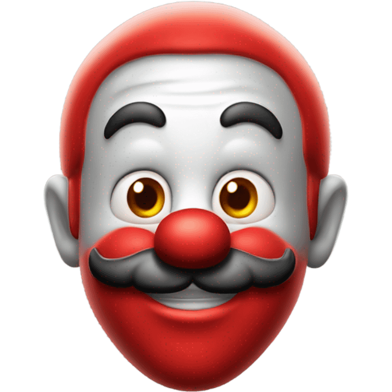 mario avec un nez de clown emoji