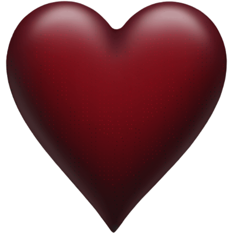 dark red heart emoji