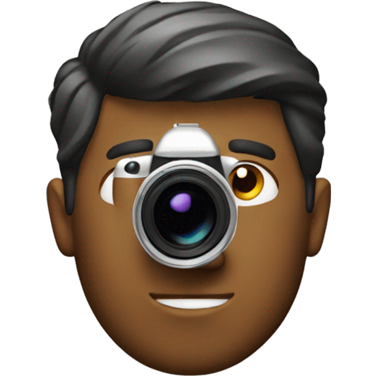 guy with a camera emoji