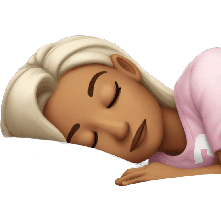 ariana grande sleeping emoji