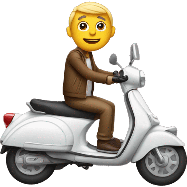 Mike on scooter  emoji