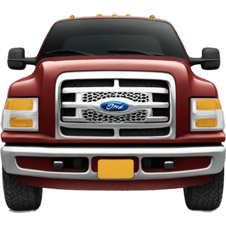 red ford 250 king ranch  emoji