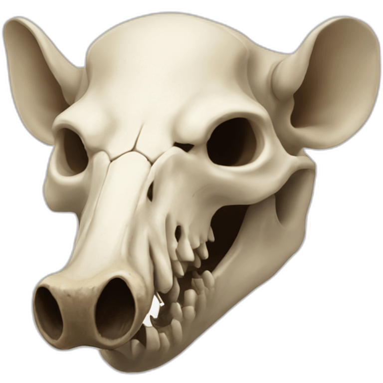 peccary skull emoji