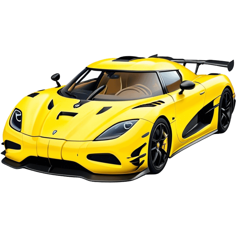 Koenigsegg Agera RS - Koenigsegg (Model Year: 2020) (Iconic colour: Yellow) emoji