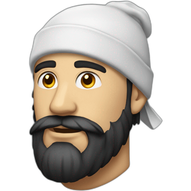 white-man-with-mohawk-and-long-black-beard-with-a-black-beanie-hat emoji