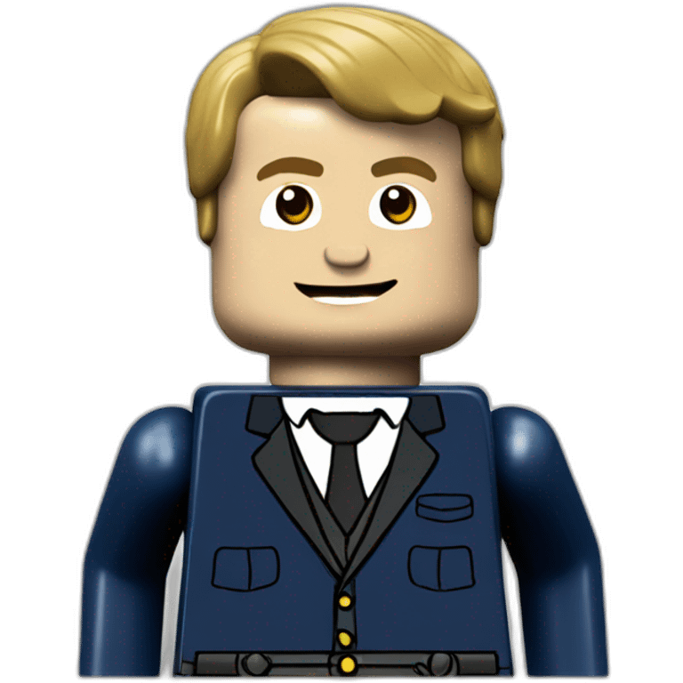 Macron Lego emoji