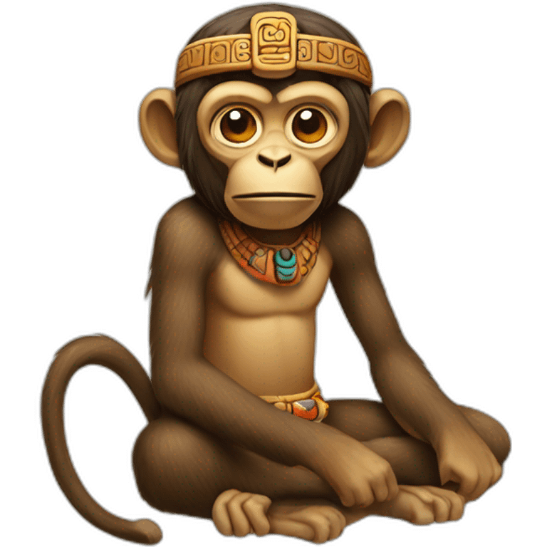 mayan monkey hieroglyph emoji