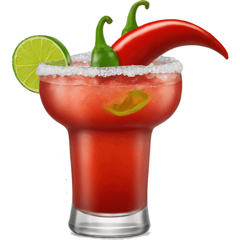 red chili margarita emoji