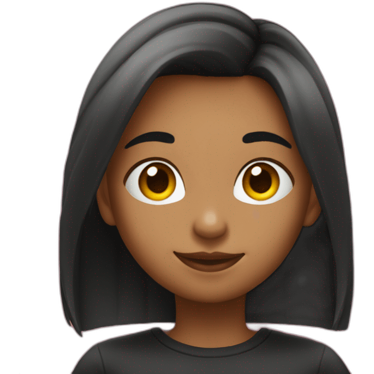 Coeur rode briser avec un emoji fille noir qui sent fut emoji