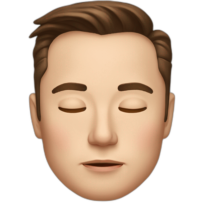 Elon Musk sleep emoji