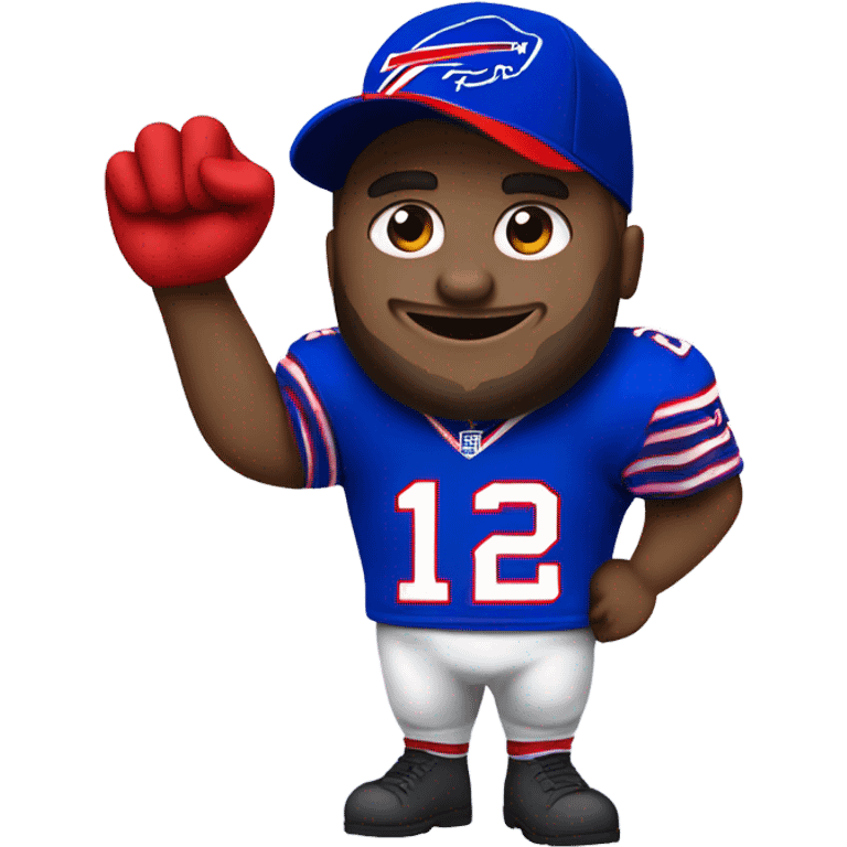 Japanese Buffalo Bills fan emoji