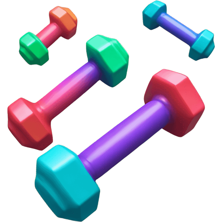 Small dumbbells emoji