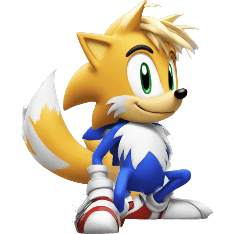 tails sonic the hedgehog emoji