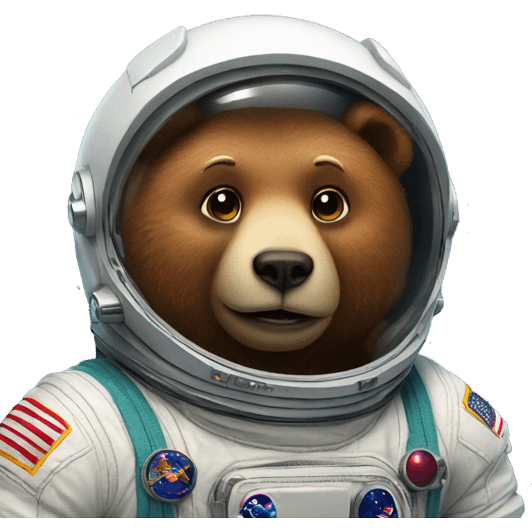 bear astronaut  emoji