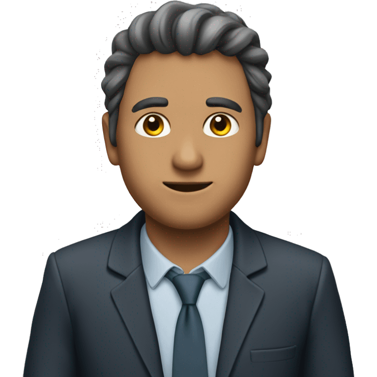 Un hombre alucin emoji