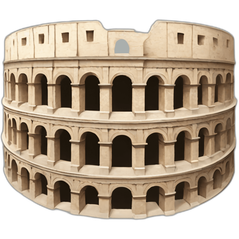 colosseum with arms emoji