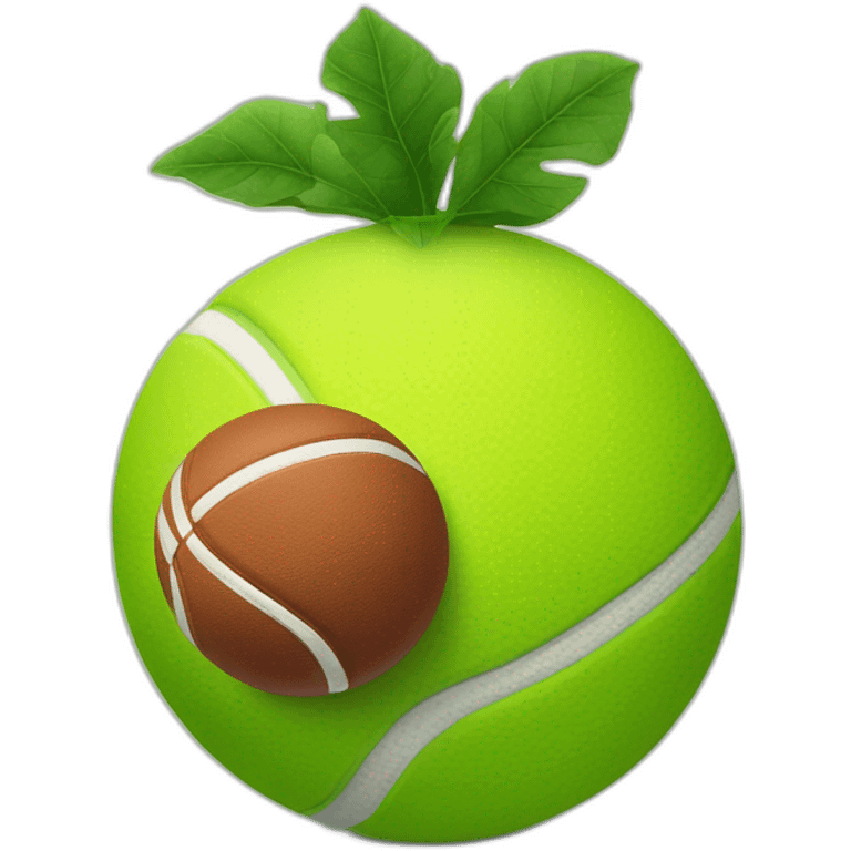 A gigante wustrell with two tennis ball emoji