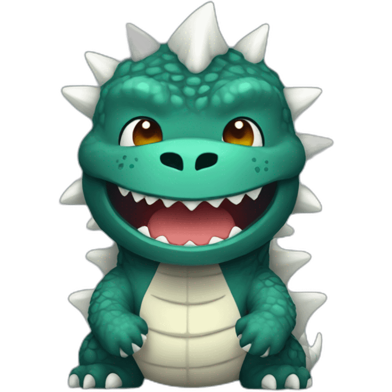  cute Godzilla emoji