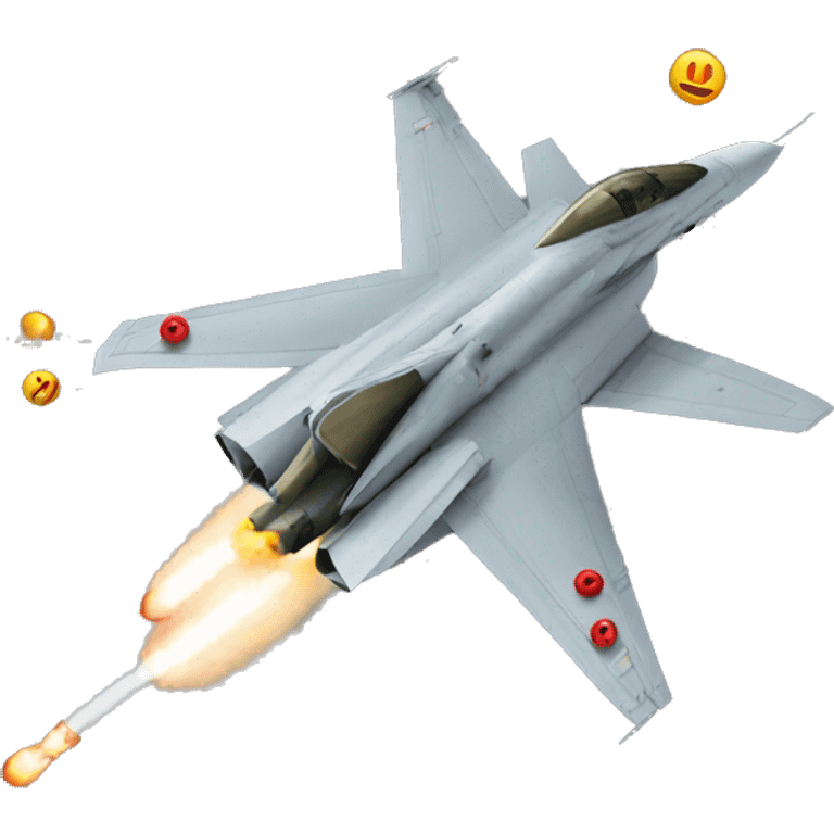 fighter jet shooting bullets emoji