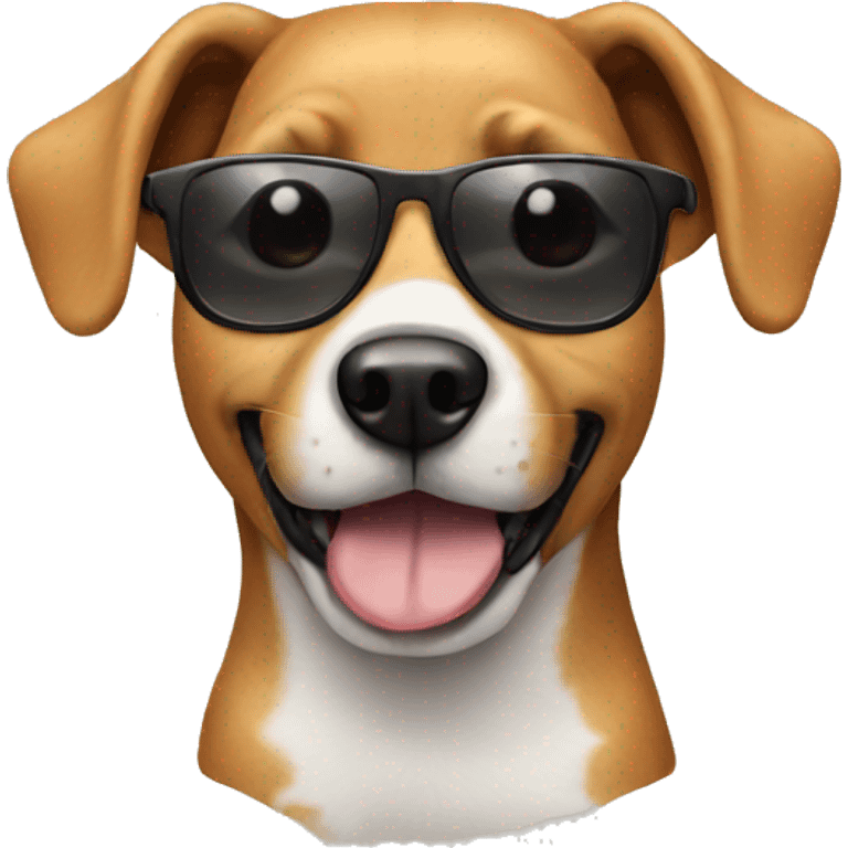 dog with sunglasses emoji