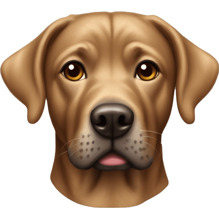 Brindle lab emoji