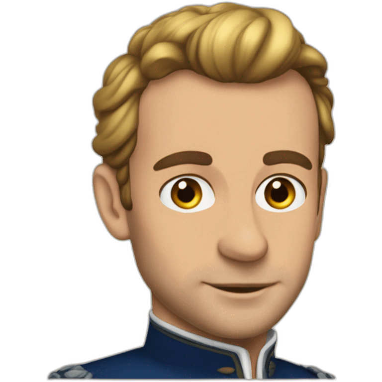 Macron habillé en princesse emoji