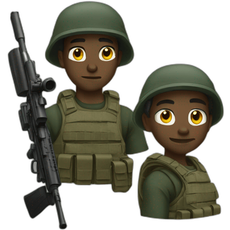 2 snipers emoji