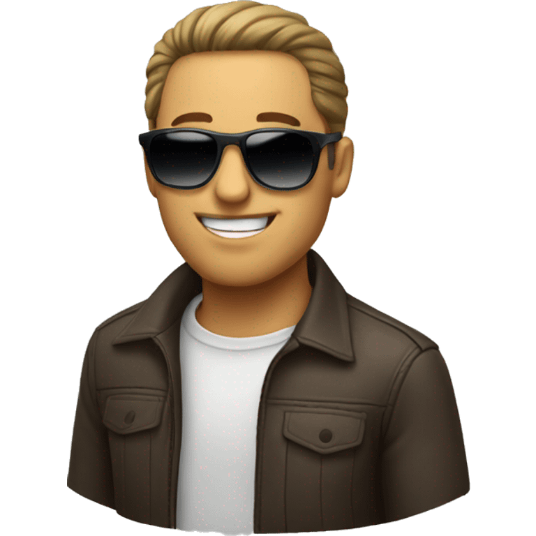 Man with sunglass emoji