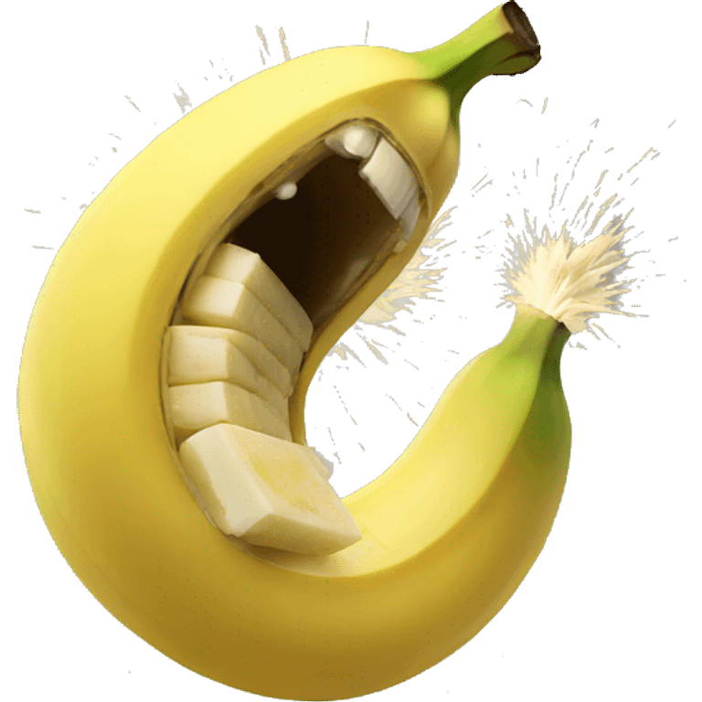 Banana exploding  emoji