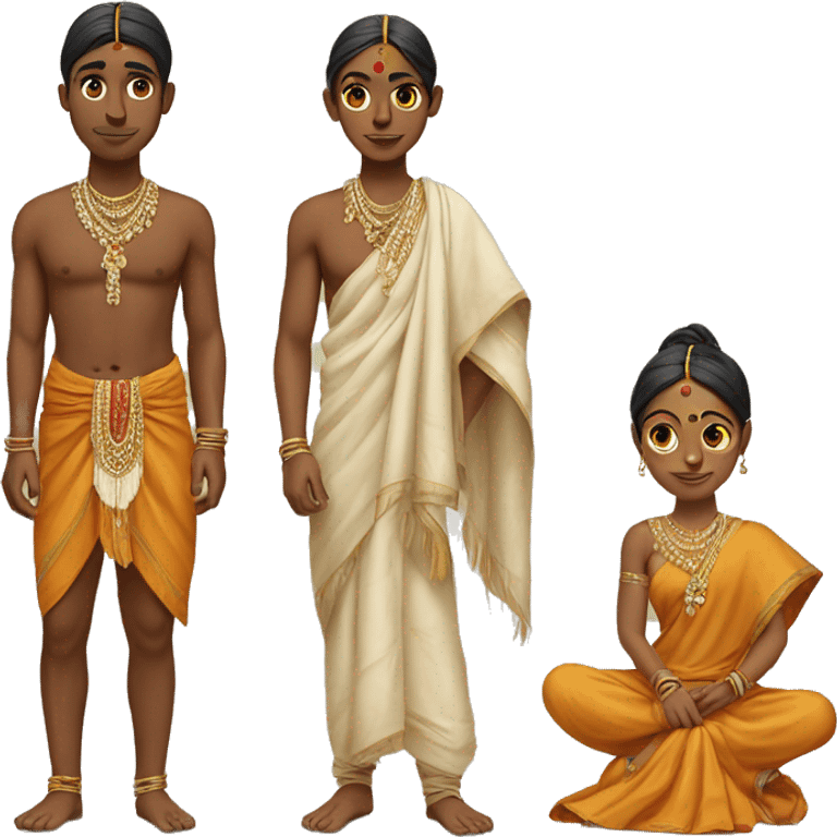 Indian Tradition Clothes  emoji