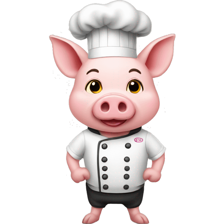 pig chef emoji