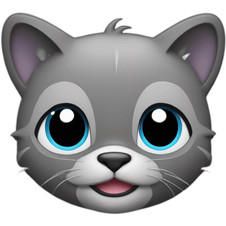 Un chat en mode stitch emoji