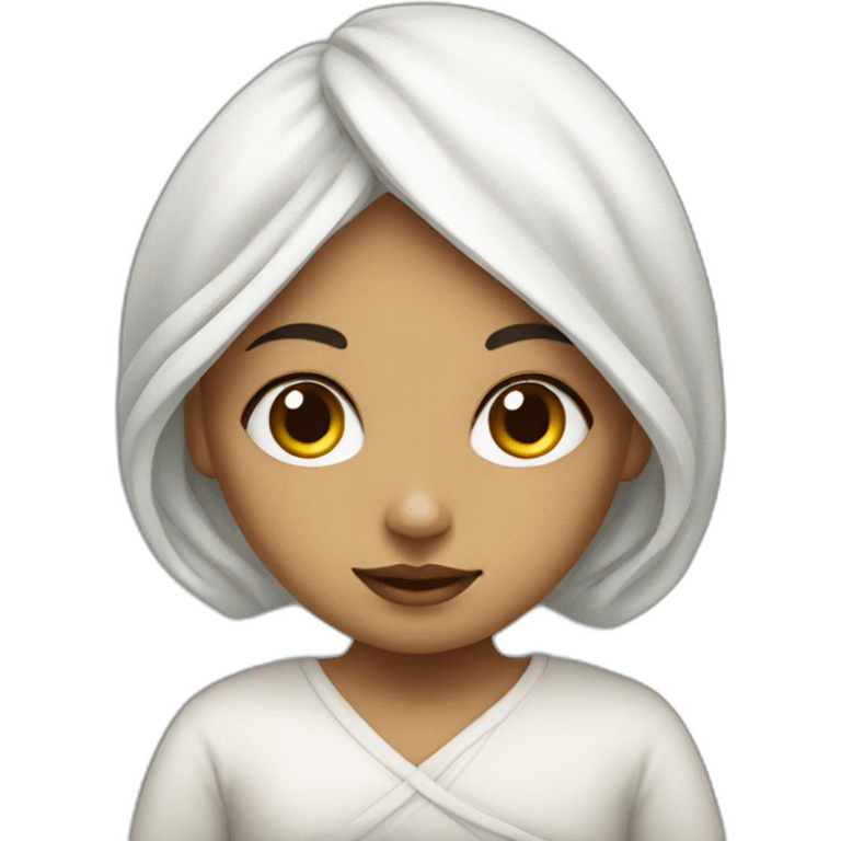 girl with khinkali head emoji