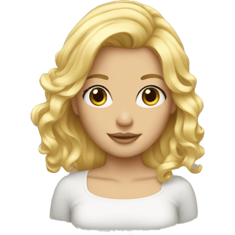 BLONDE HAIR  emoji