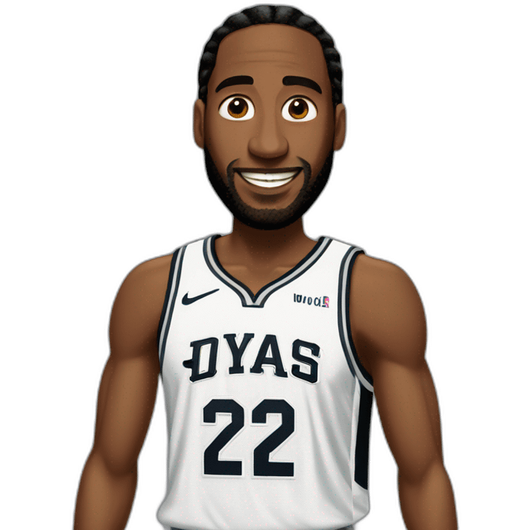 kawhi leonard playing basketball emoji