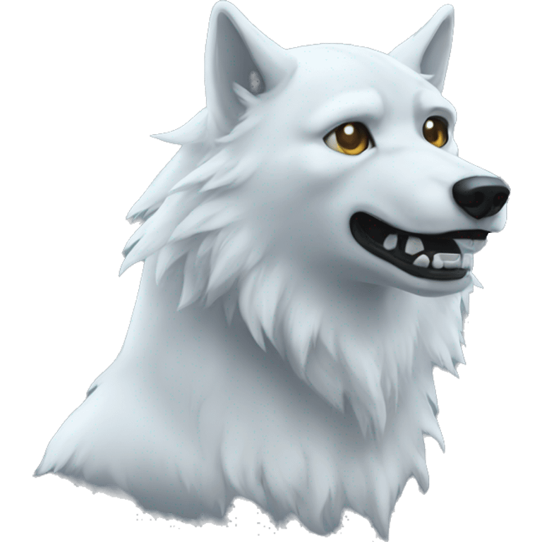 ghost + wolf emoji