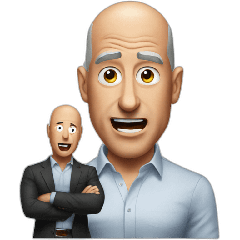 jeff bezos yelling at employee emoji