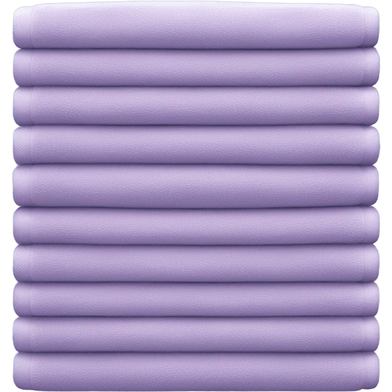 Light purple stacked towels emoji