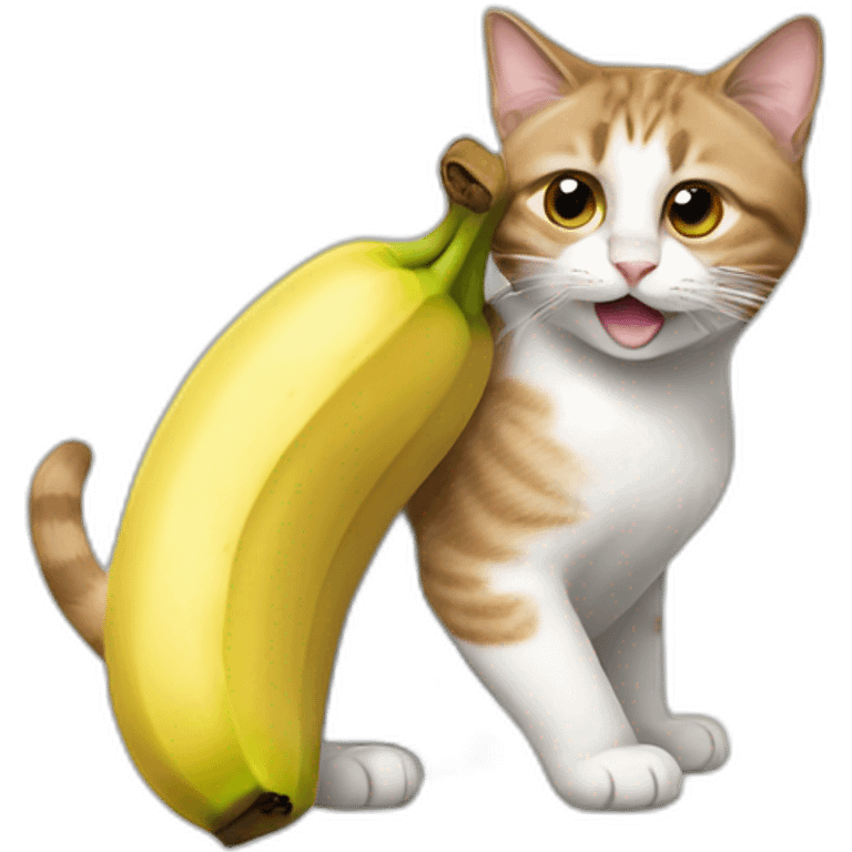 cat-eat-banana emoji