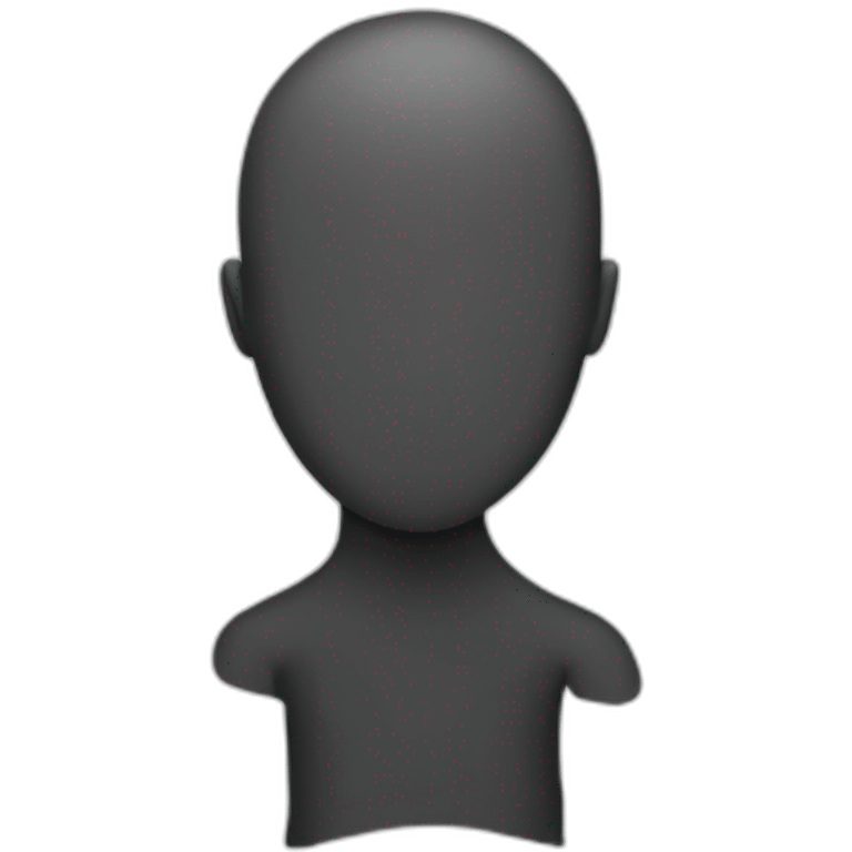 faceless person emoji