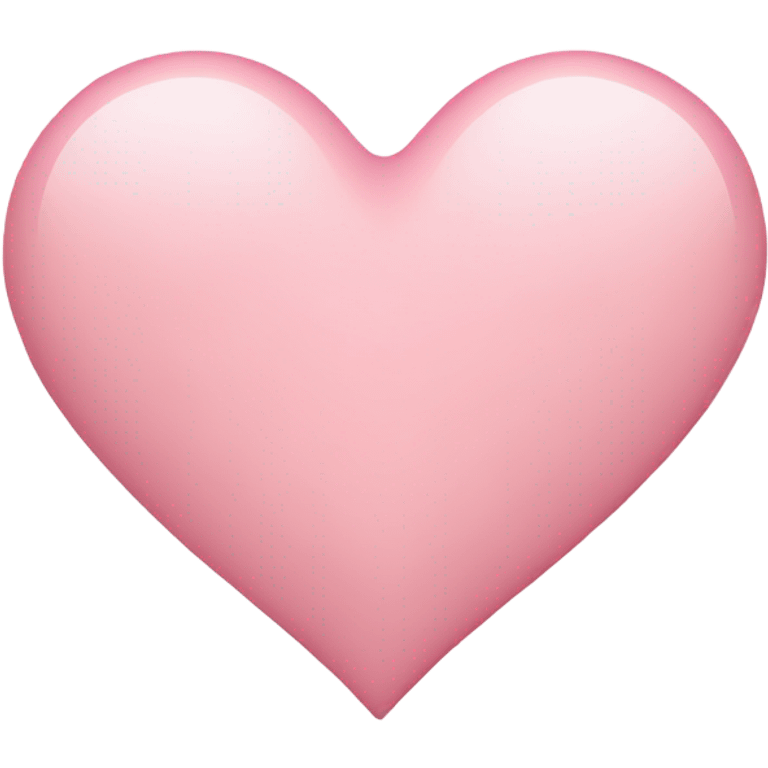 light pink heart  emoji