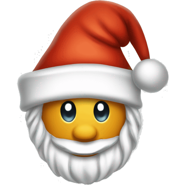 Basketball santa hat smiley  emoji