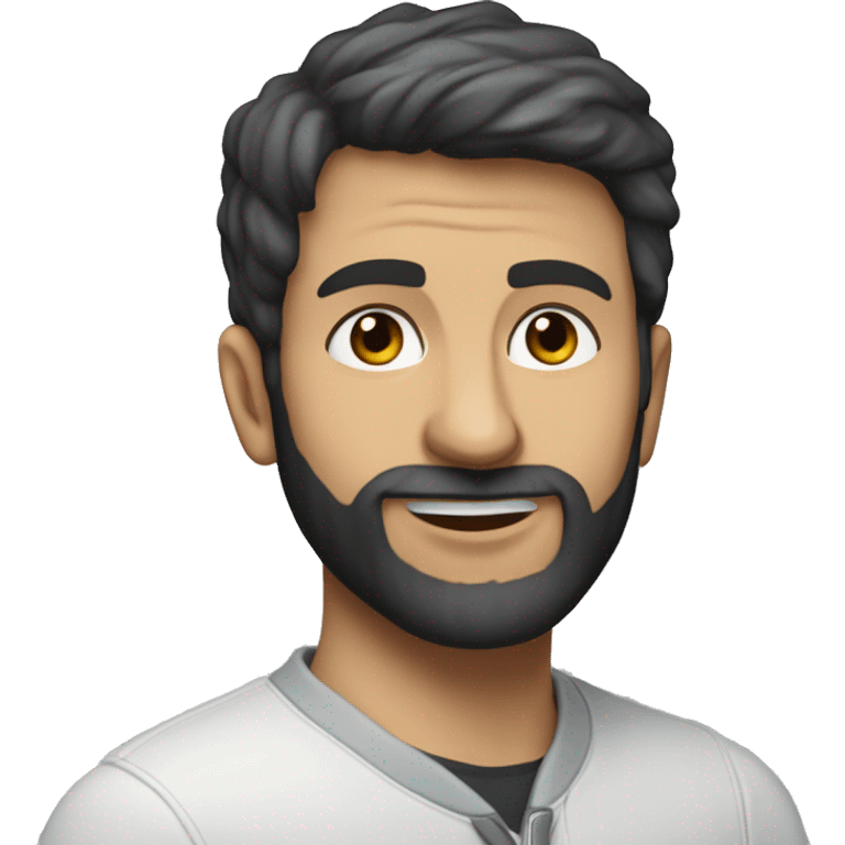 Aza Raskin, Co-Founder of Center for Humane Technology, white male with dark brown very short hair, short scruff and beard emoji