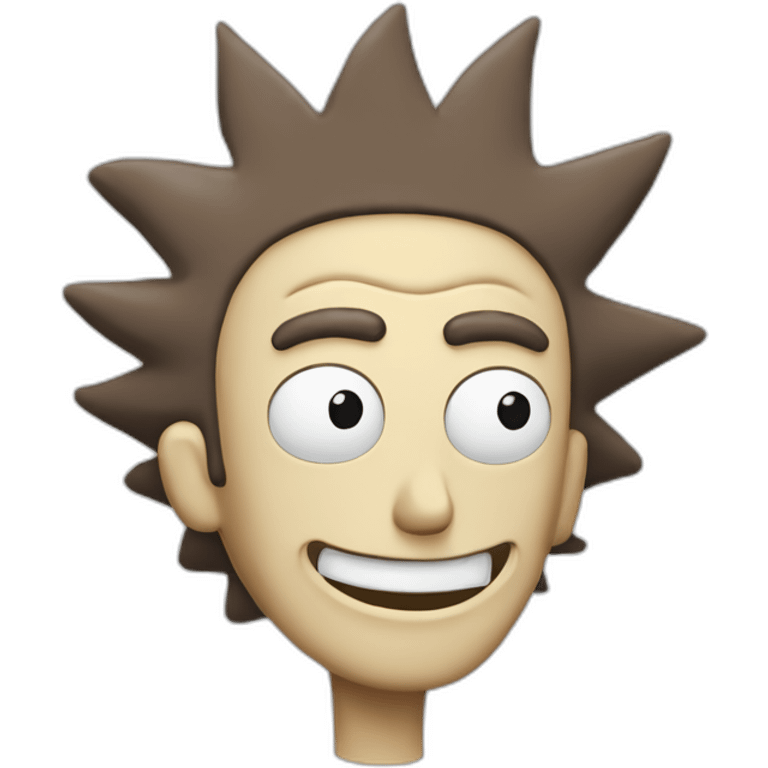 rickandmorty rick smile emoji