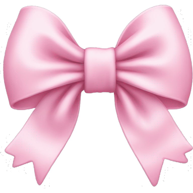 Baby Pink bow emoji