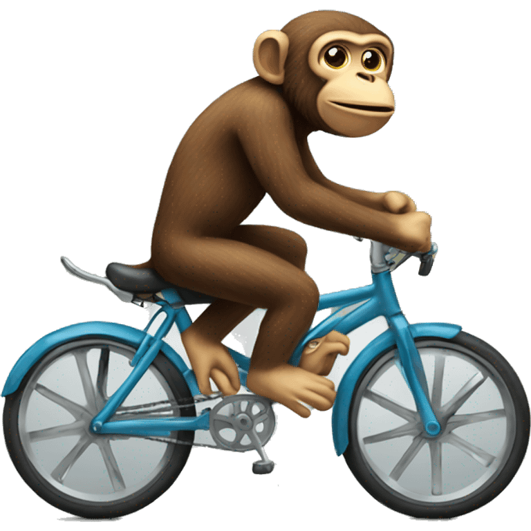 Monkey on bike emoji