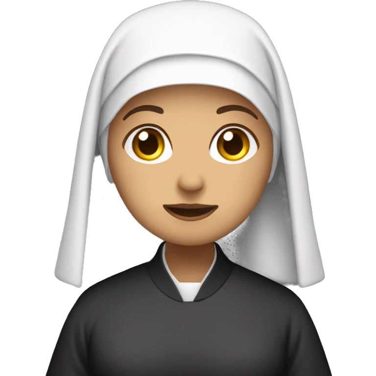 praying nun emoji